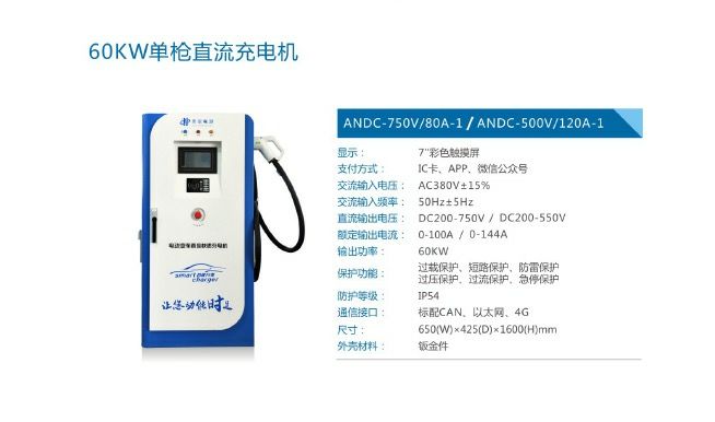 合肥60KW電動汽車直流充電樁