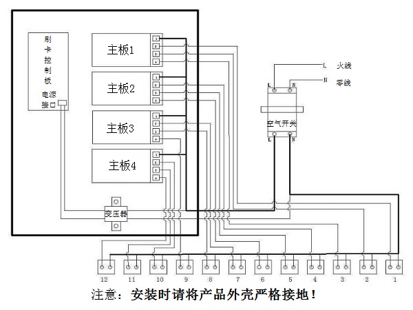 電動(dòng)車(chē)充電站電氣原理圖